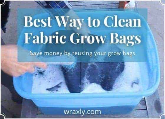 Best way to clean fabric grow bags