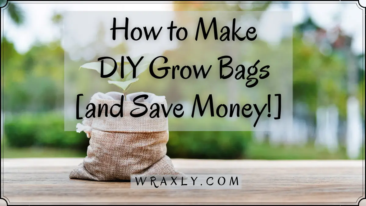 How to Make DIY Grow Bags [and Save Money!]