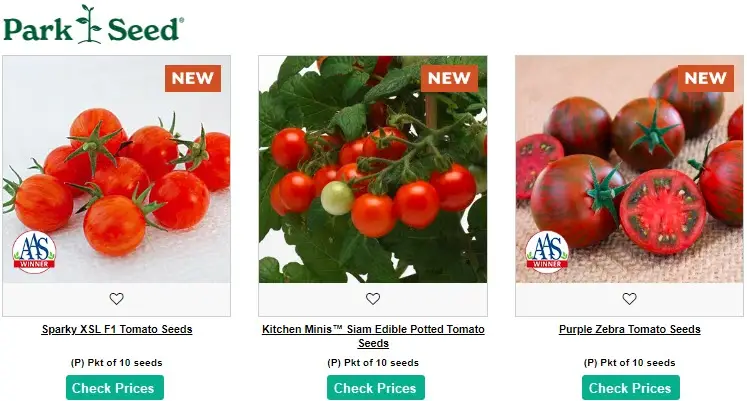Park Seed tomato banner