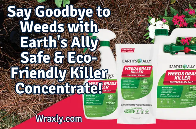Say Goodbye to Weeds with Earth's Ally Safe & Eco-Friendly Killer Concentrate!
