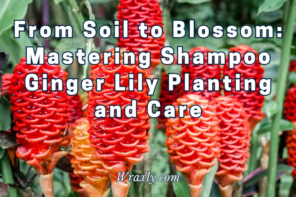 De la terre à la floraison : maîtriser la plantation et l'entretien du shampoing Giner Lily
