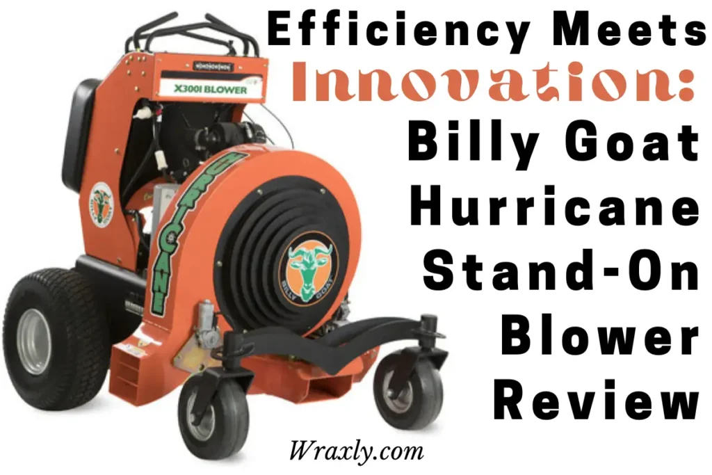 Billy Goat Hurricane stand-on blower review