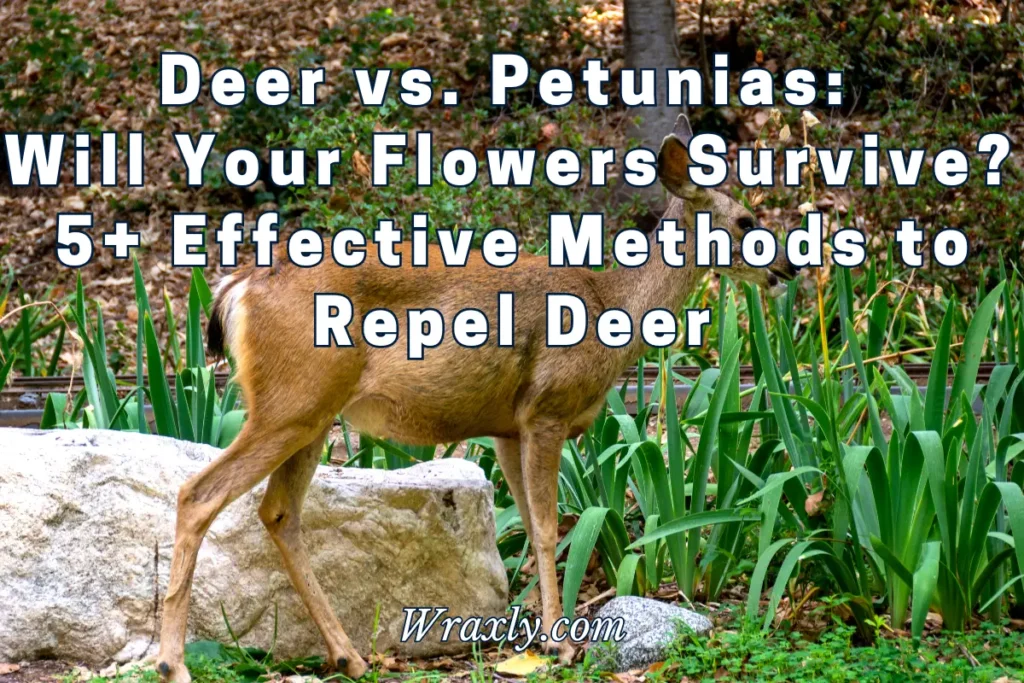 Herten versus petunia's: zullen jouw bloemen overleven?
