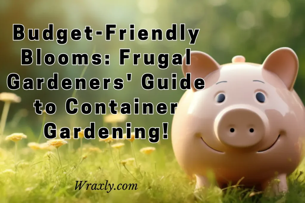 Budget-Friendly Blooms: Frugal Gardeners' Guide to Container Gardening