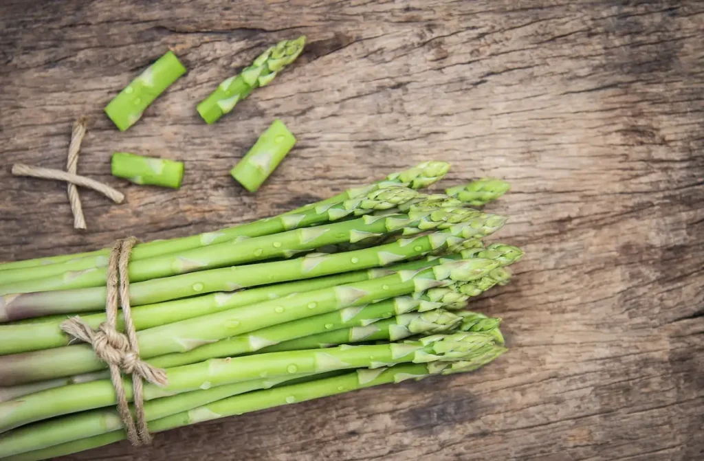 Asparagus stocks.